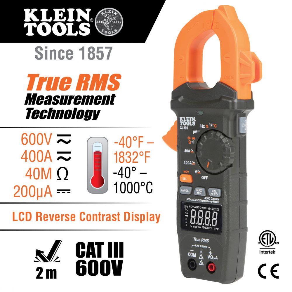 Klein AC/DC Digital Clamp Meter ;