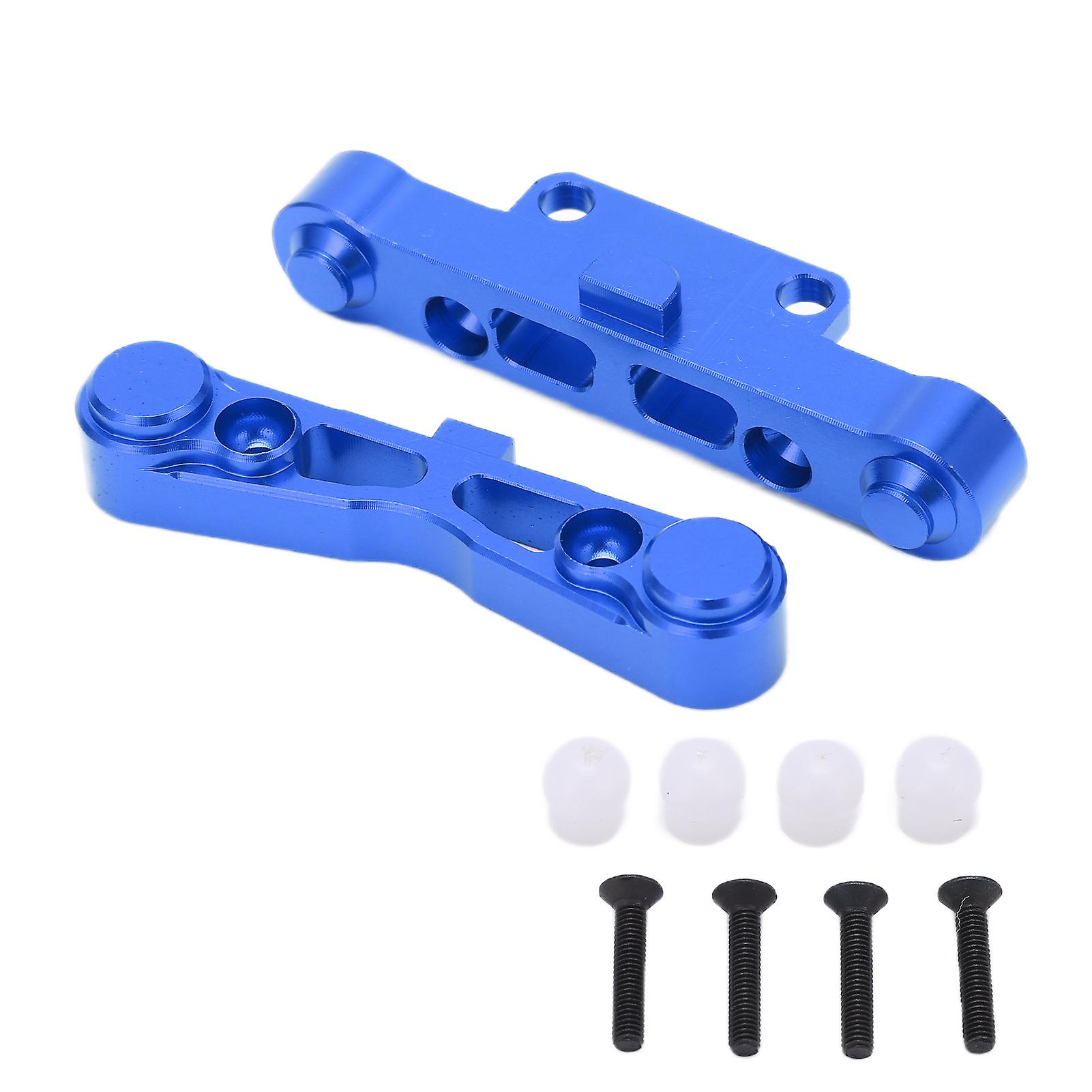 2pcs Front Lower Arm Code Aluminum Alloy Remote Control Car Upgrade Parts For 1/8 Arrma Kratonblue