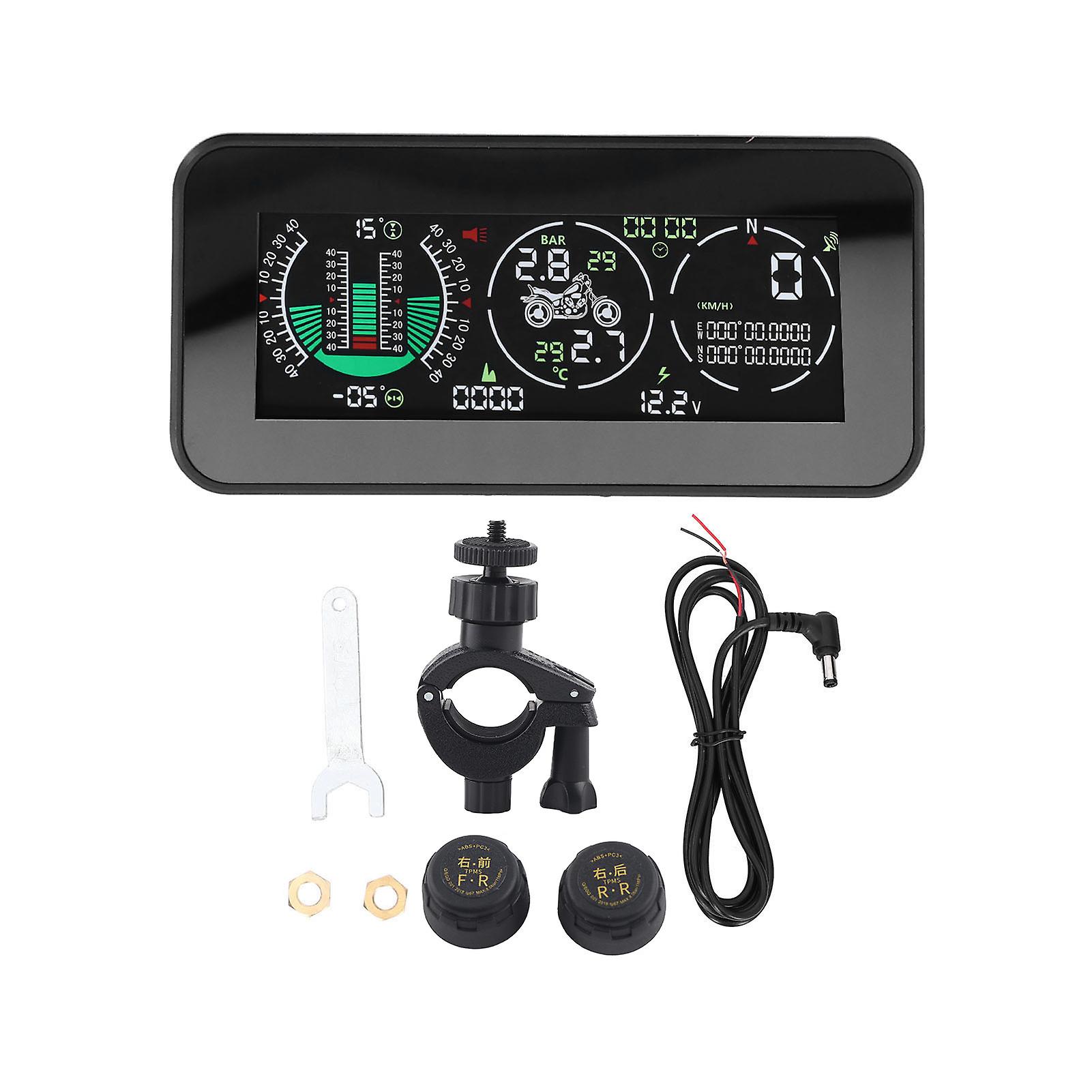 Motorcycle Head Up Display Gps Overspeed Warning Alarm Tire Pressure Monitor For Haulage Motor