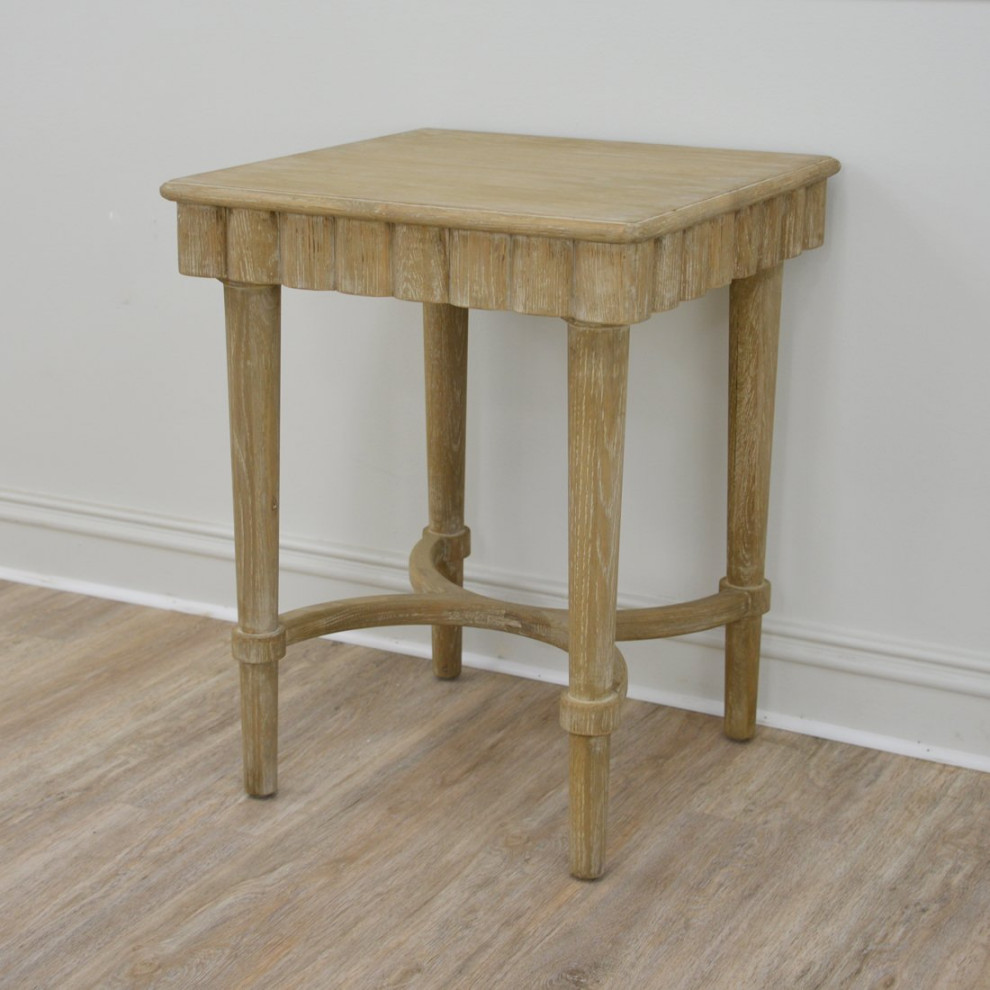 Manya Wood Side Table   Midcentury   Side Tables And End Tables   by Lillian Home  Houzz