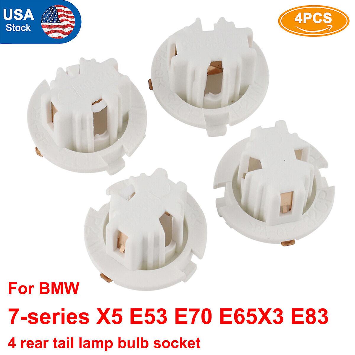 4x For Bmw 7 Series X5 E53 E70 E65 X3 E83 Tail Light Lamp Bulb Socket Holder Usa W12362131