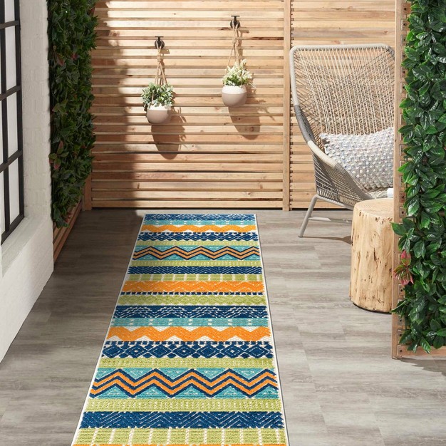 World Rug Gallery Marbella Contemporary Boho Indoor outdoor Area Rug