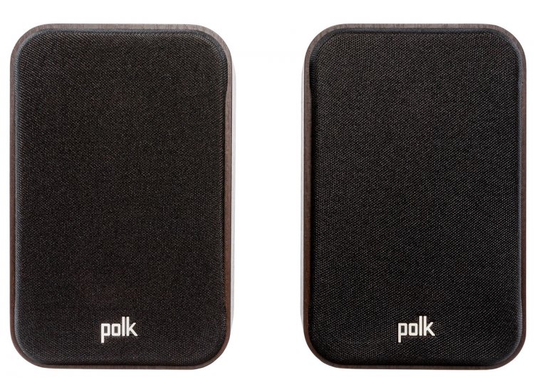 Polk Audio Signature Elite ES10 Walnut Surround Speakers For Home Theater (Pair)