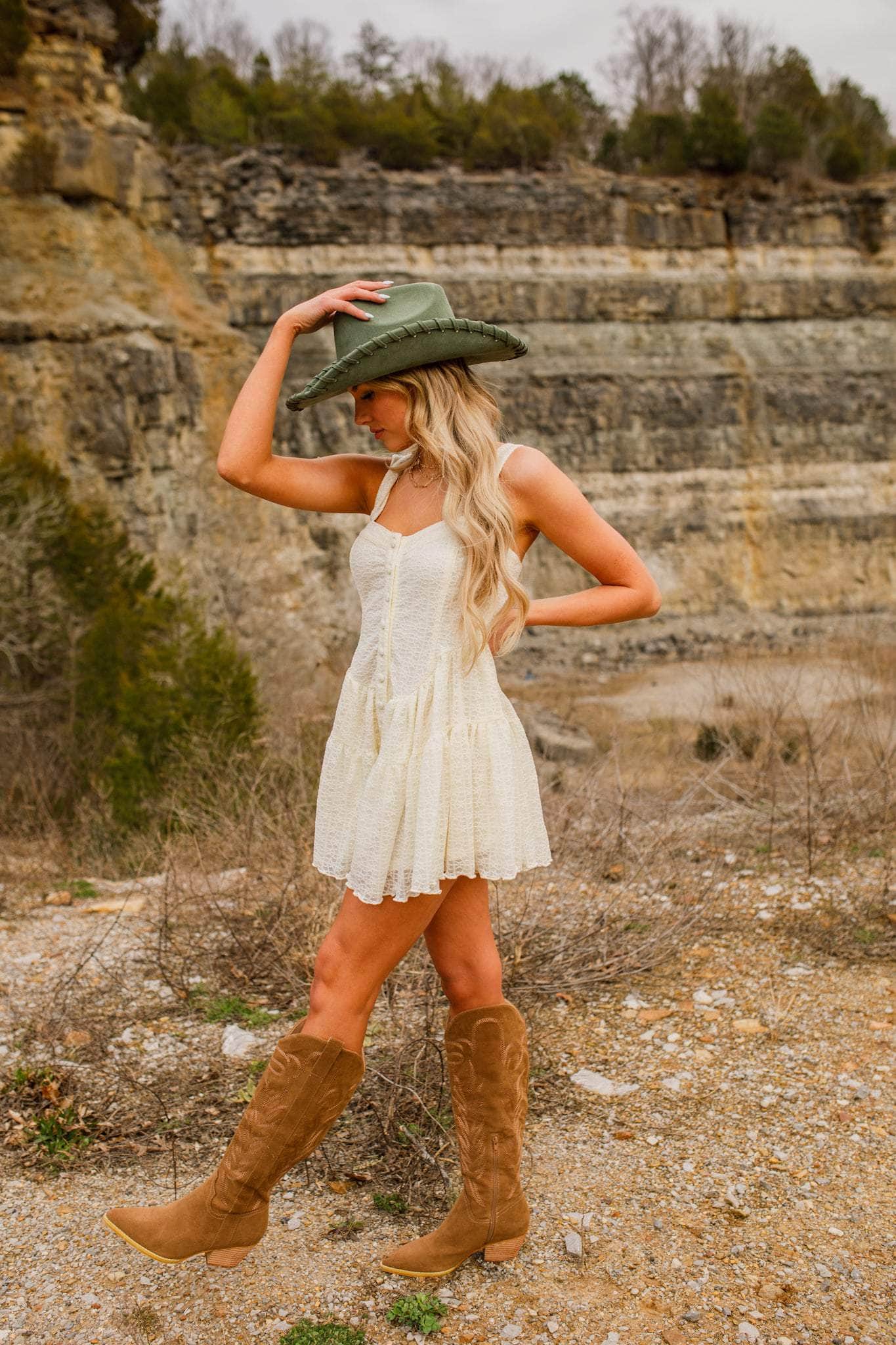 Braided Cowgirl Hat