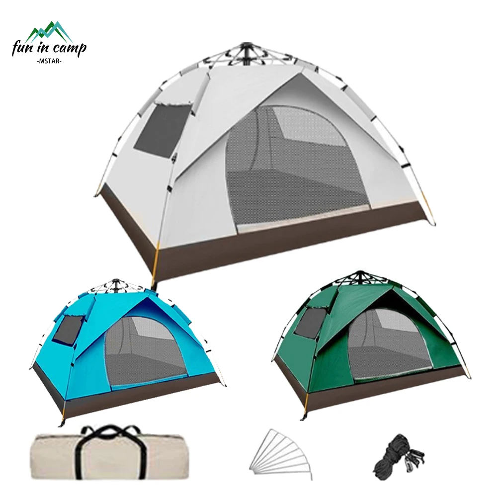 Outdoor Fully Automatic Portable Folding Camping Supplies Equipment Camping Outdoor Children'S Indoor Single Beach Tent