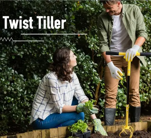 Hand Tiller Garden Claw Twist Tiller