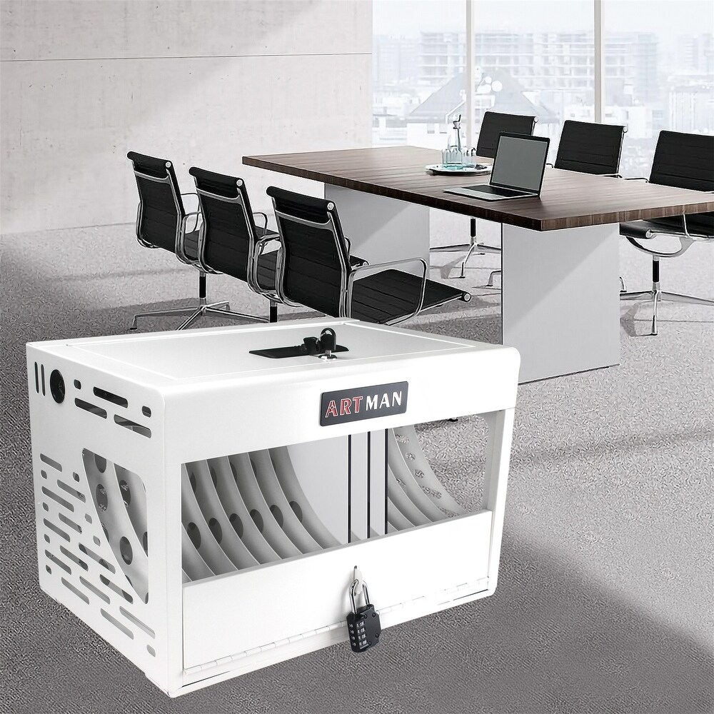 16 Bay Charging Cabinet for Laptop Locking Charging Station