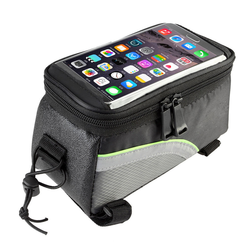 Bicycle Cycling Frame Pannier Front Tube Phone Bag Bike