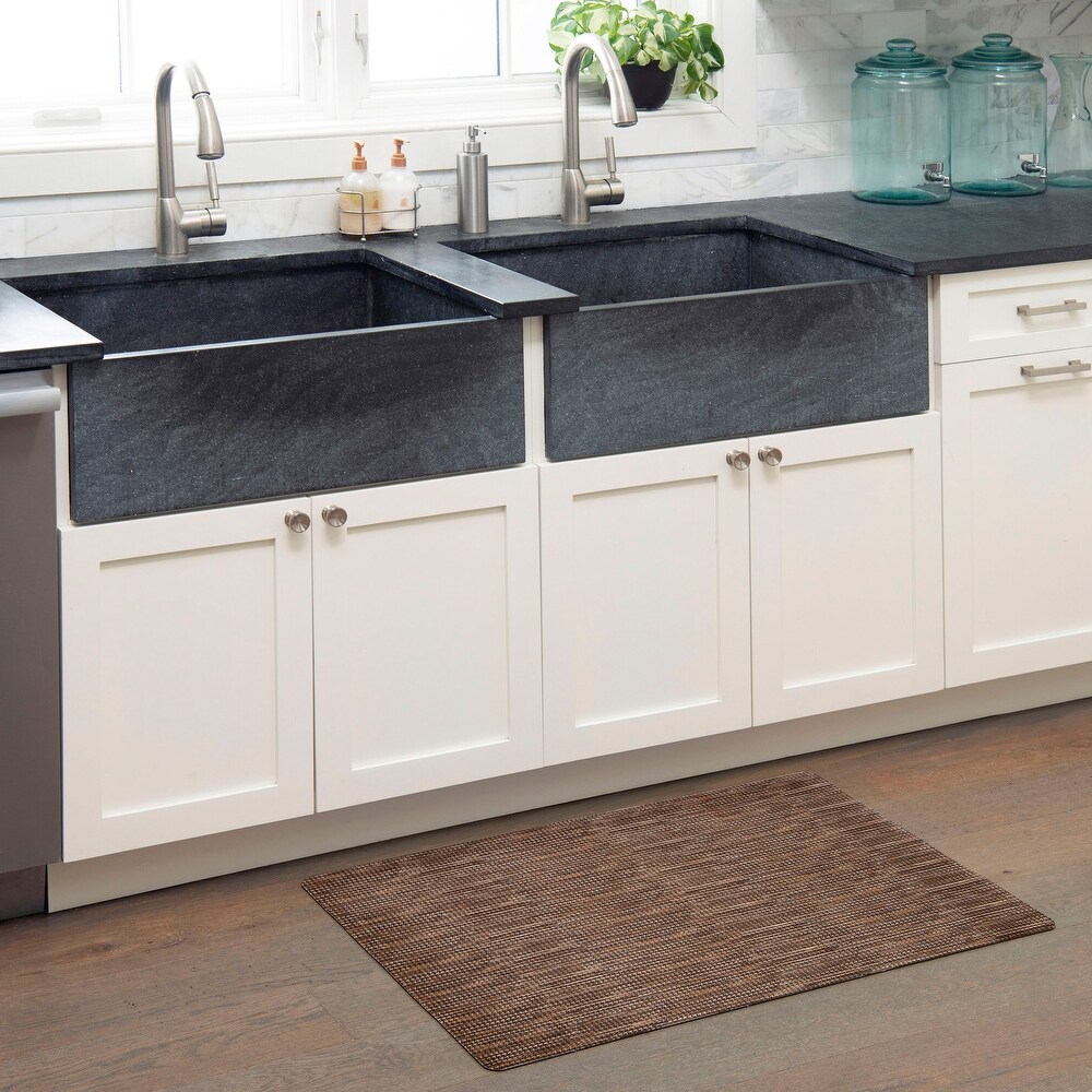 SoHome Smooth Step Houndstooth Machine Washable Utility Mat  24\