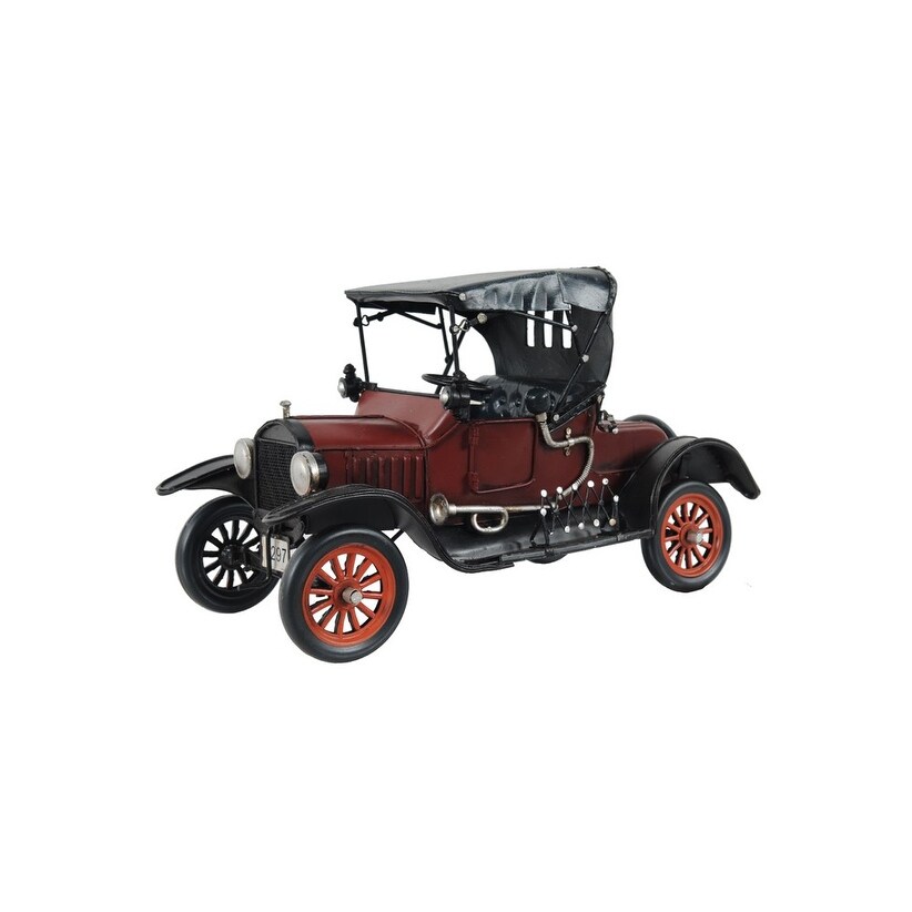 c1924 Red Ford Model T Car Sculpture   7\