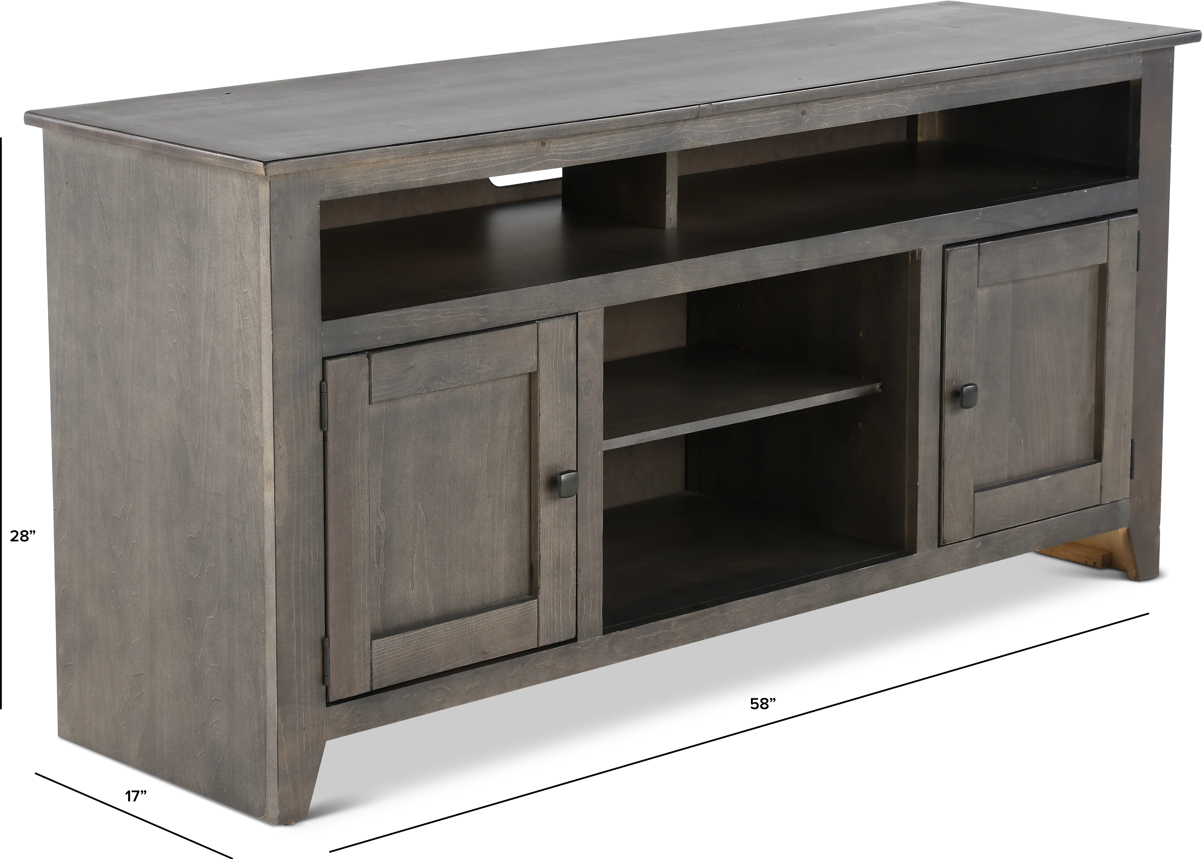 Rio Bravo Gray 58 TV Stand