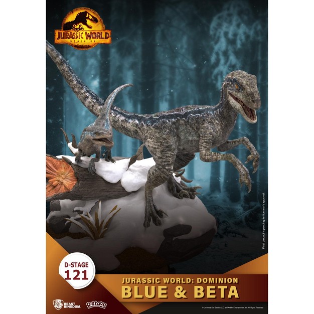 Universal Jurassic World Dominion blue amp beta d stage