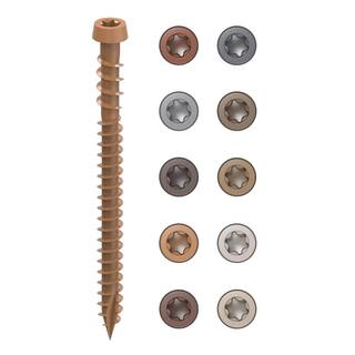 CAMO #10 2-12 in. Cedar Star Drive Trim-Head Composite Deck Screw (350-Count) 0349354