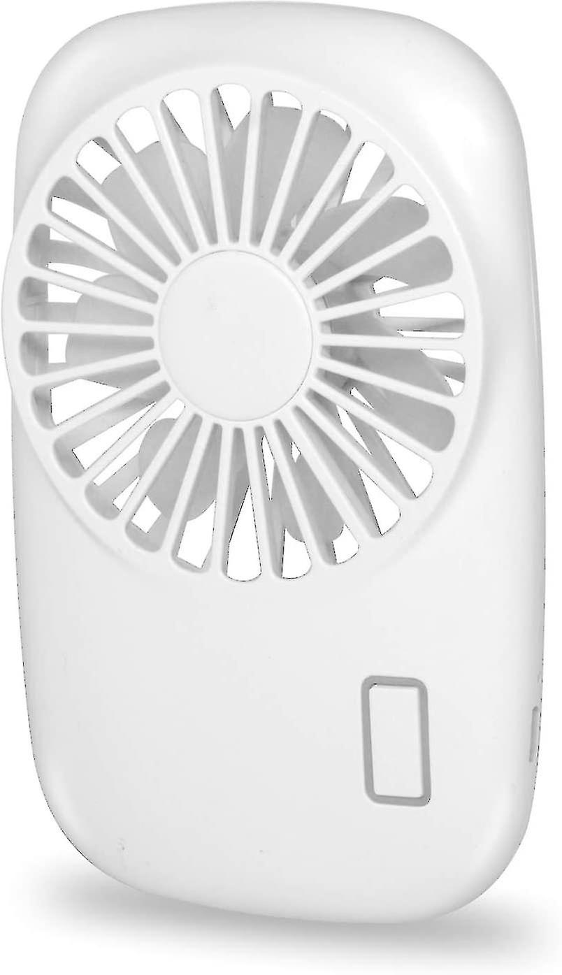 Handheld Fan Mini Fan Powerful Small Personal Portable Fan Speed Adjustable Usb Rechargeable Pocket Fan For Home Office Outdoor Travel， White