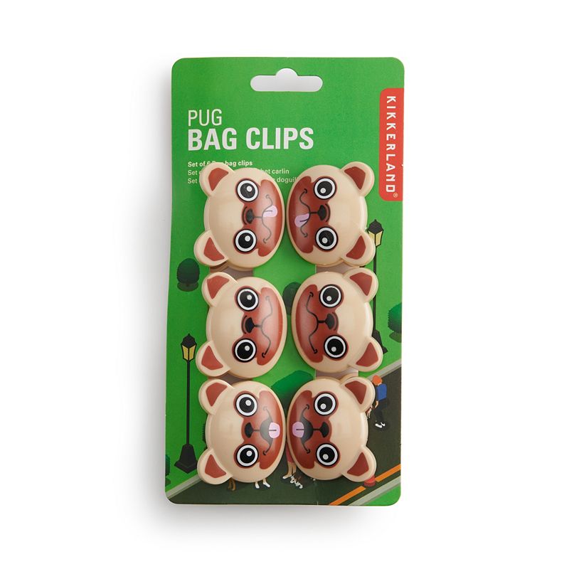 Kikkerland 6 pc Animal Bag Clips