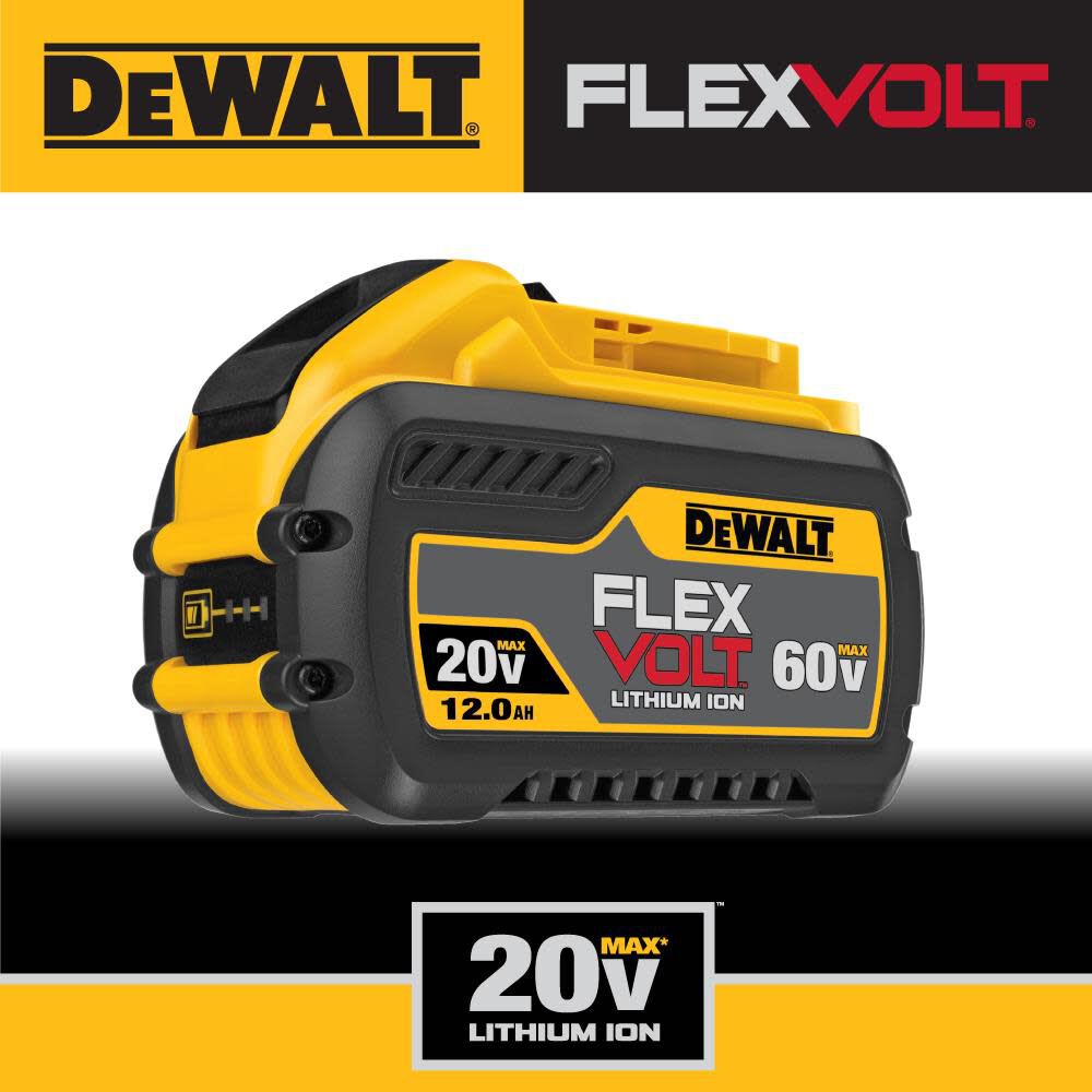 DEWALT FLEXVOLT 20V/60V MAX* 12.0 Ah Battery DCB612 from DEWALT