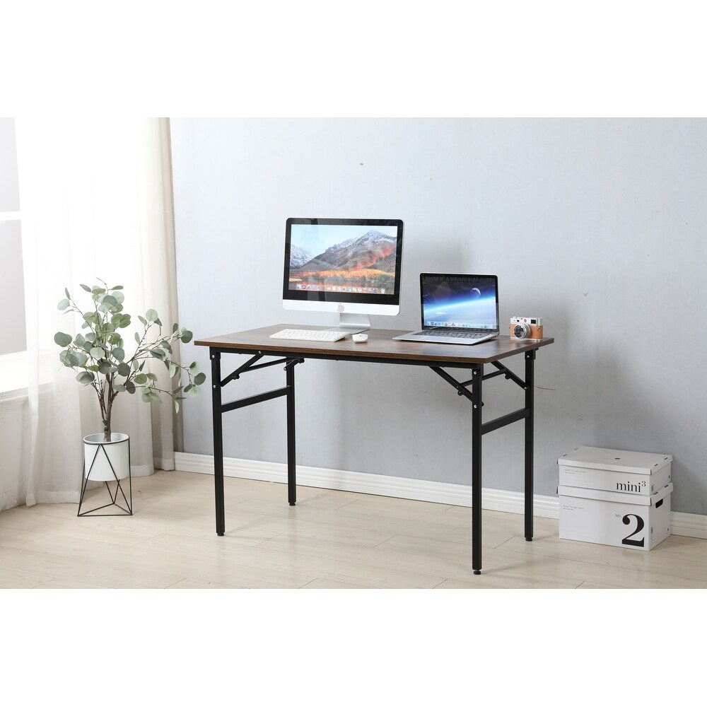 Folding Table Desk Computer Workstation No Install