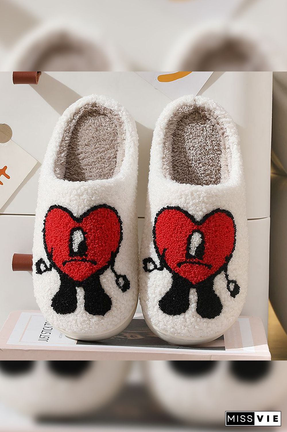 Bad Bunny Fluffy Slippers