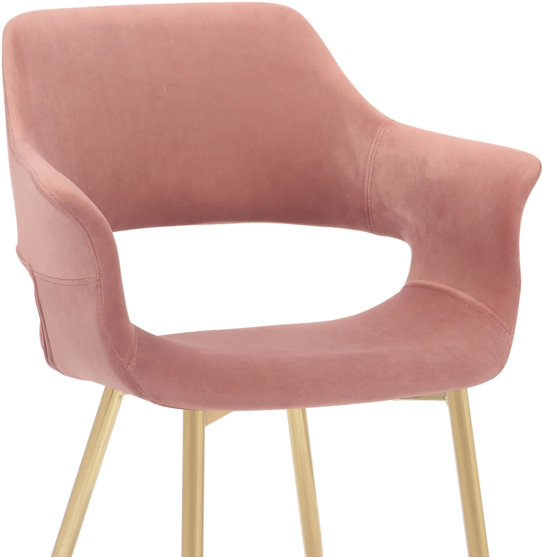 Gigi Pink Dining Room Arm Chair (Set of 2)