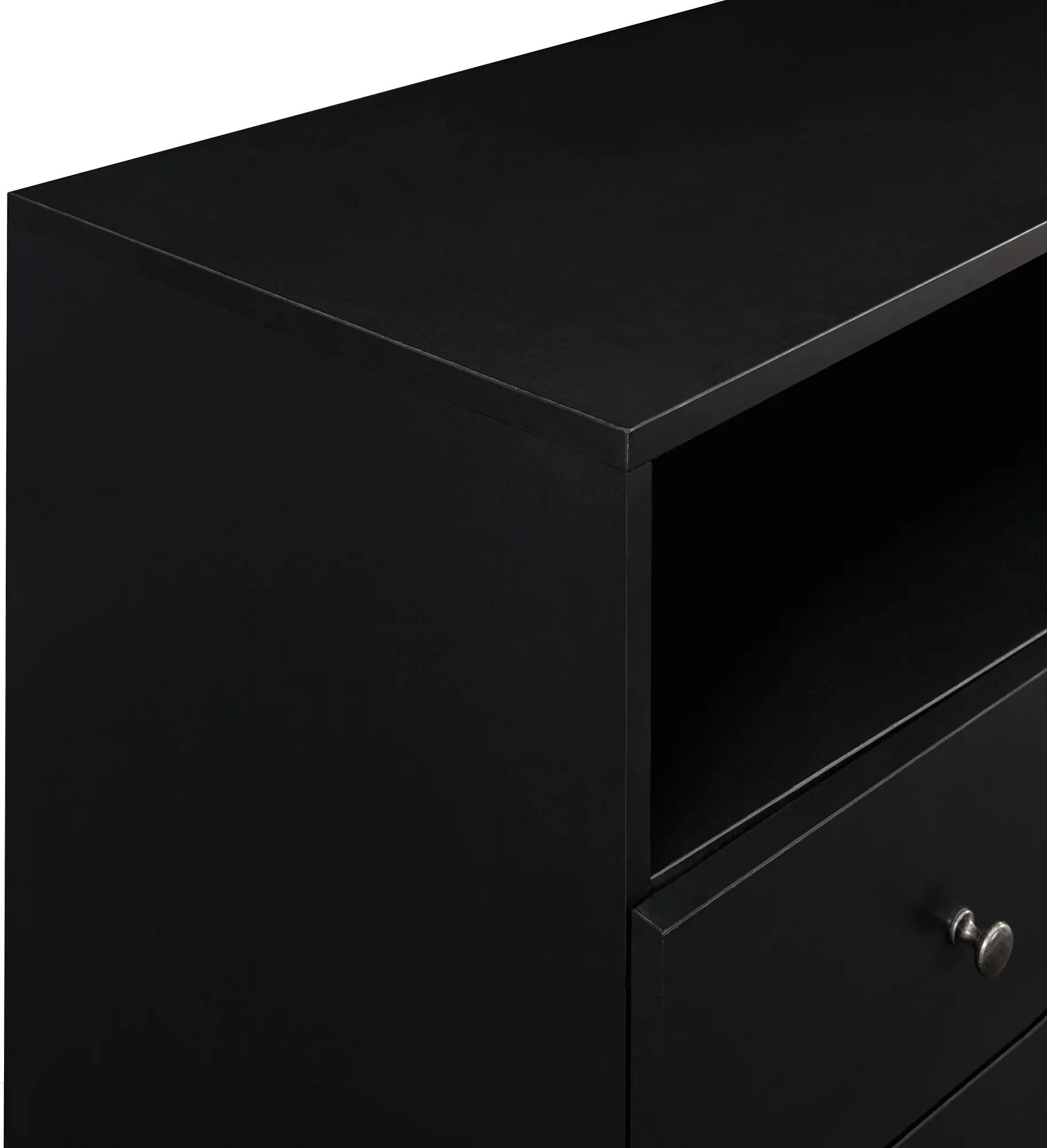 Asher Black Storage Sideboard