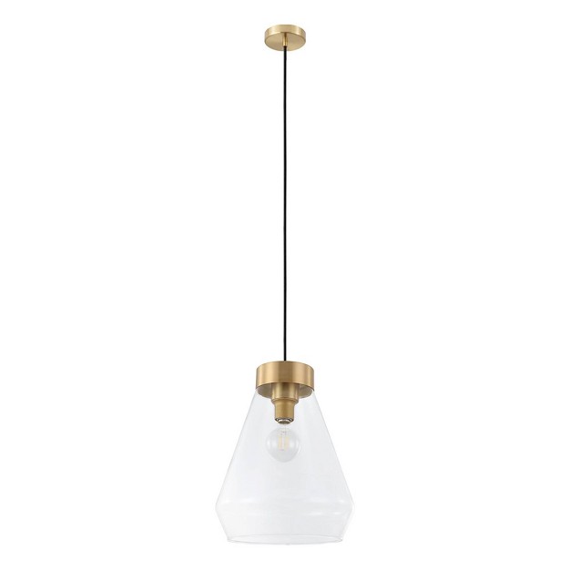 1 light Montey Globe Pendant With Shade Brushed Gold Eglo