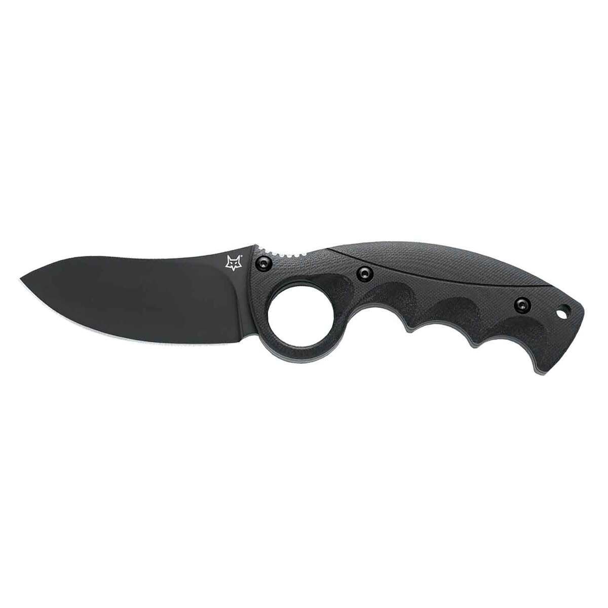 Fox Alaskan Hunter 3.54 inch Fixed Blade  Black