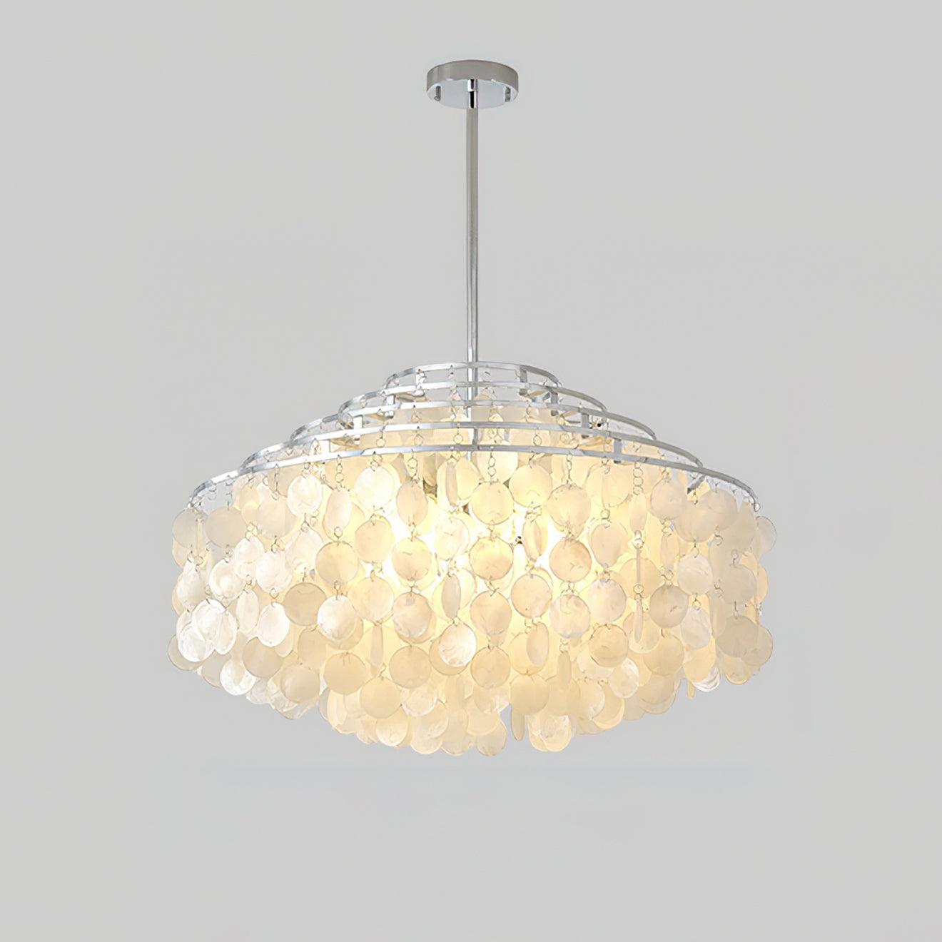 Round Shell Chandelier B