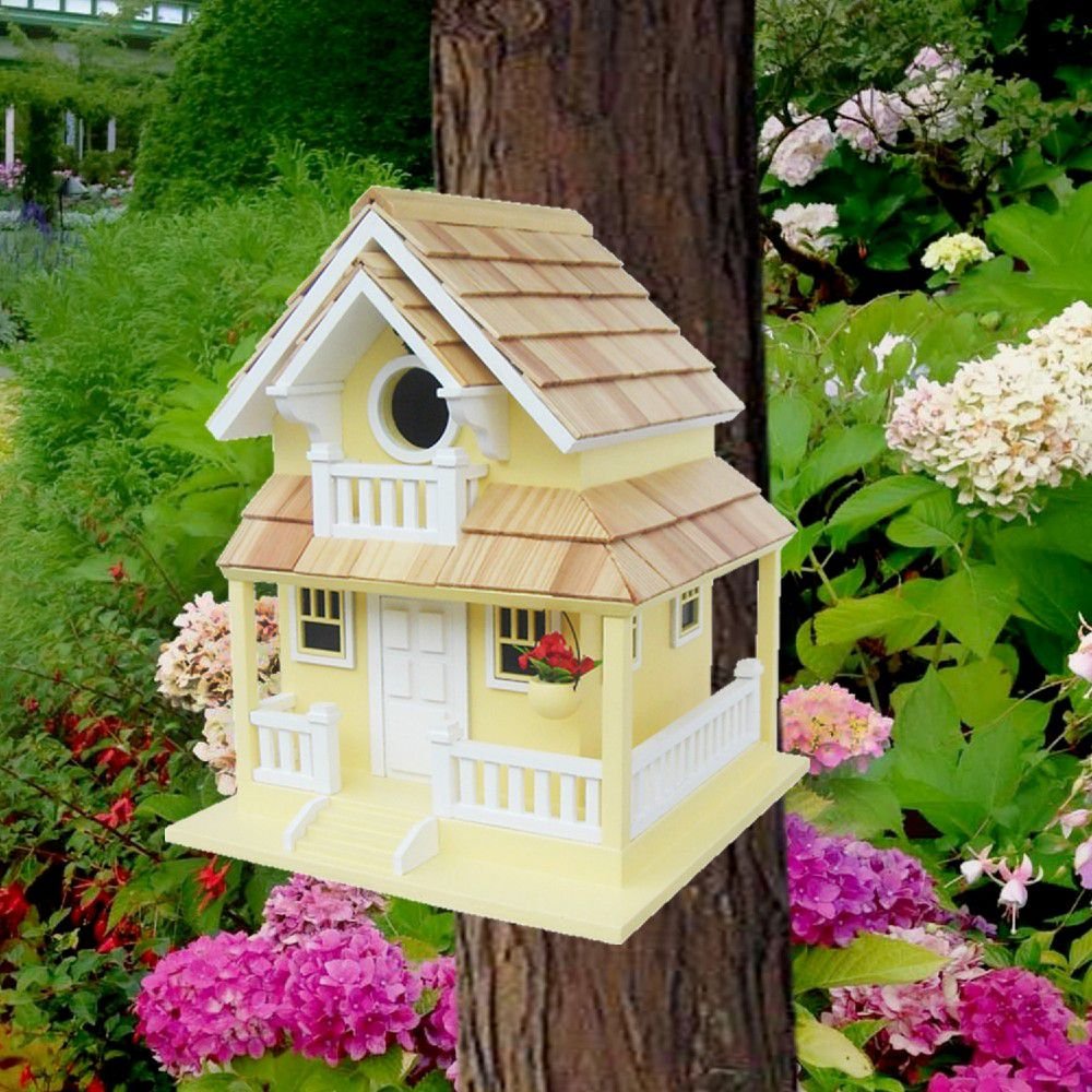 Home Bazaar Backyard Bird Cottage， Yellow