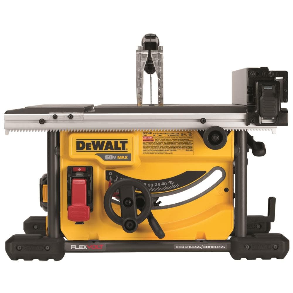 DW FLEXVOLT 60V MAX* 8-1/4In Table Saw Kit DCS7485T1 from DW