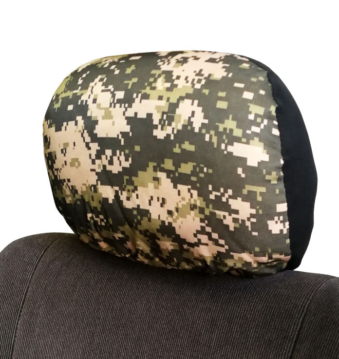 Army Military Camouflage Car Truck SUV Headrest Covers New Pair Universal Size