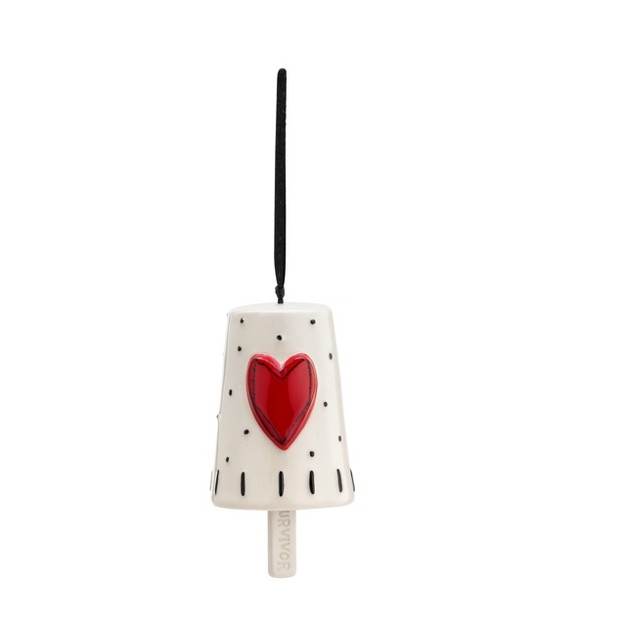 Demdaco Heartful Home Bell Survivor White