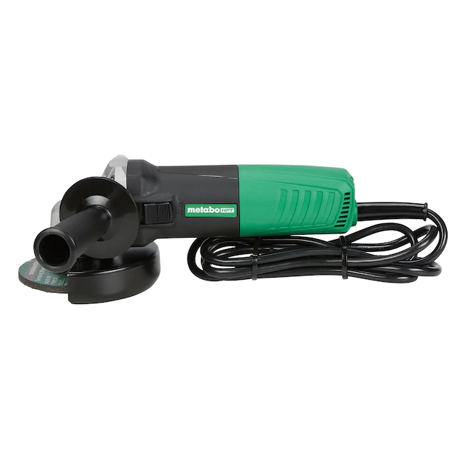 Metabo HPT 4.5-in 6.2 Amps-Amp Sliding Switch Corded Angle Grinder (G12SR4M)