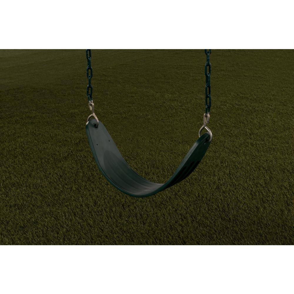 Creative Cedar Designs Ultimate Green Belt Swing Seat with Chains BP014-G