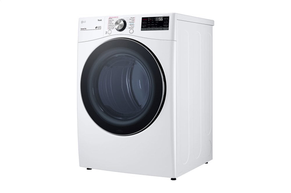 Lg DLEX4200W 7.4 Cu. Ft. Ultra Large Capacity Smart Wi-Fi Enabled Front Load Electric Dryer With Turbosteam™ And Built-In Intelligence