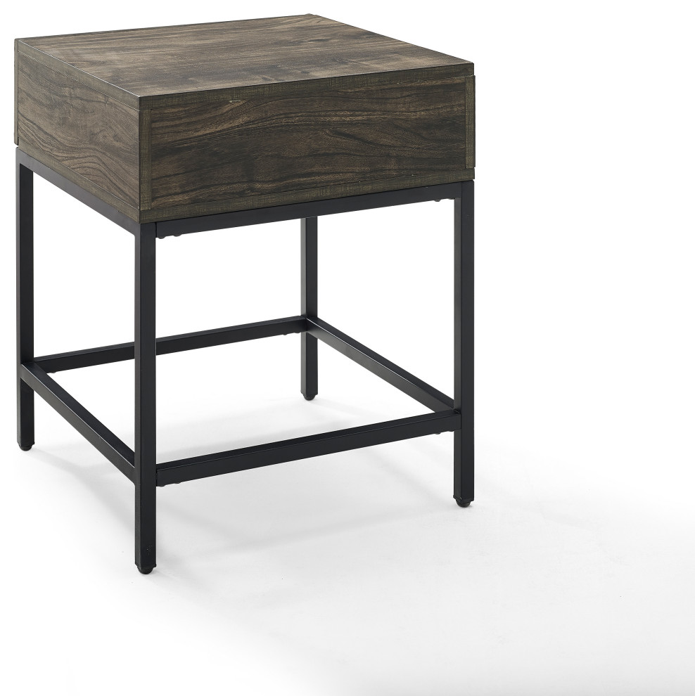 Jacobsen End Table   Industrial   Side Tables And End Tables   by Crosley  Houzz