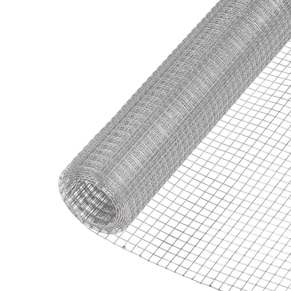 Everbilt 12 in. Mesh x 2 ft. x 5 ft. 19-Gauge Galvanized Steel Hardware Cloth 308221EB