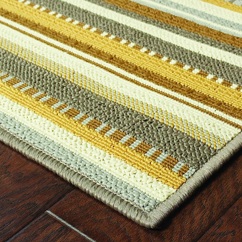 StyleHaven Bayside Striped Indoor Outdoor Rug