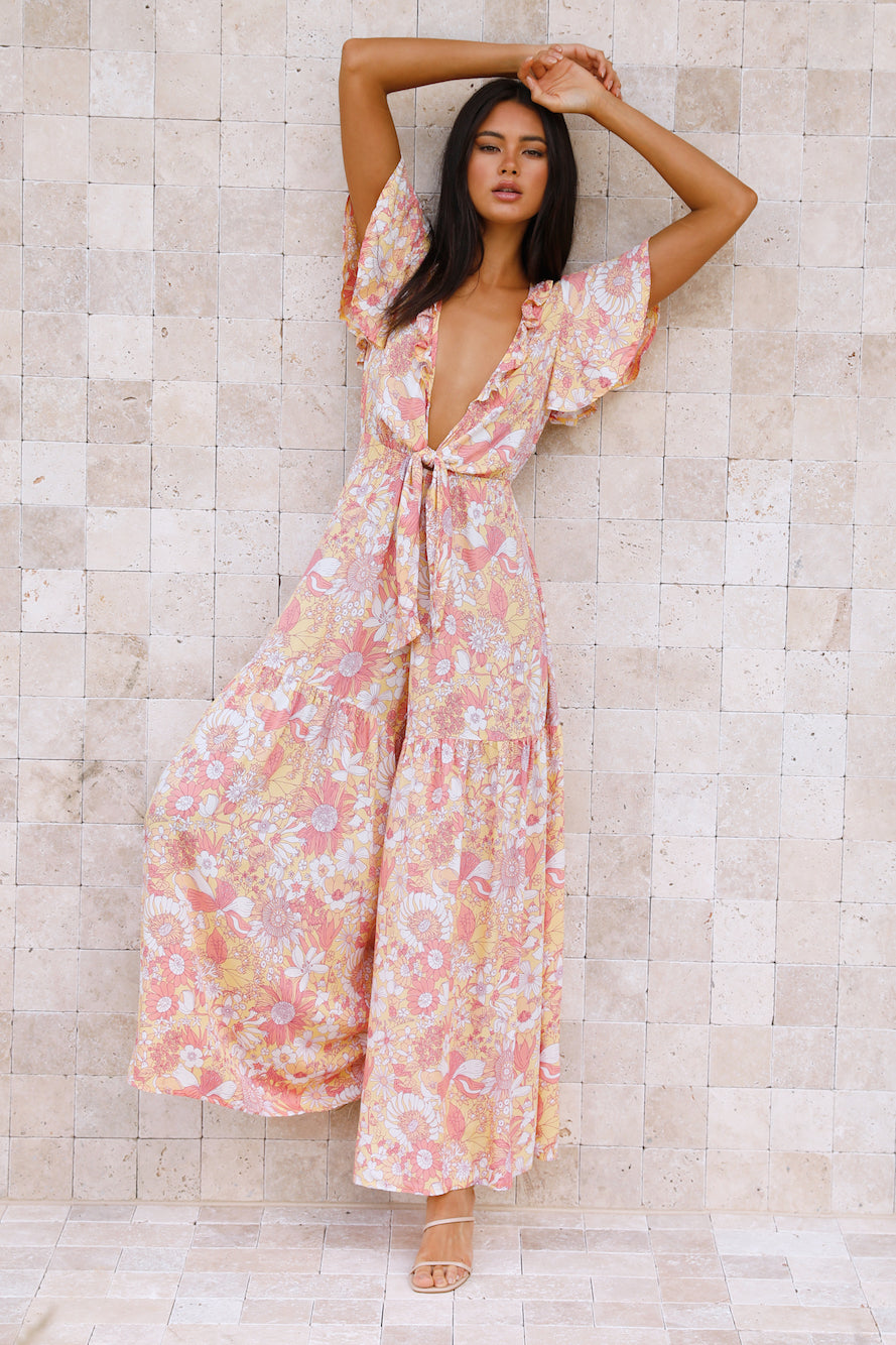 Natural Heights Jumpsuit Floral