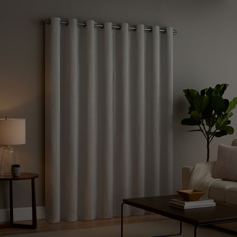 eclipse Magnitech 2-Pack Clayton Trellis Blackout Window Curtains