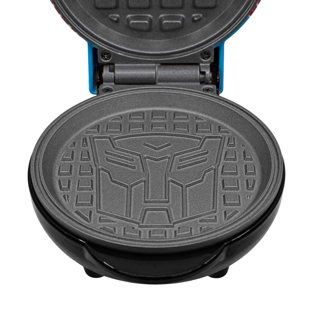 Uncanny Brands Transformers Blue Mini American Waffle Maker WM3-TRA-AUT