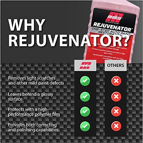 Malco Paint Rejuvenator - One Step Automotive Paint Restoration， Car Polishe， 32 Fl Oz (111732)