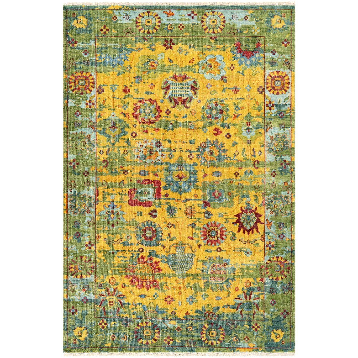 Festival rug in Bright and Grass