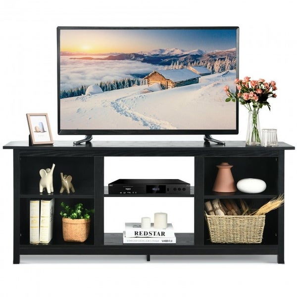 2-Tier Entertainment Media Console Center- - 58