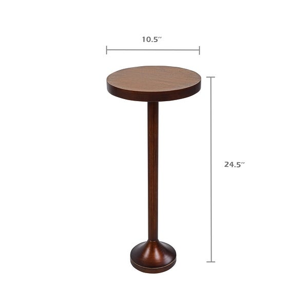 COZAYH Pedestal Small Drinking Table， Contemporary Side Table