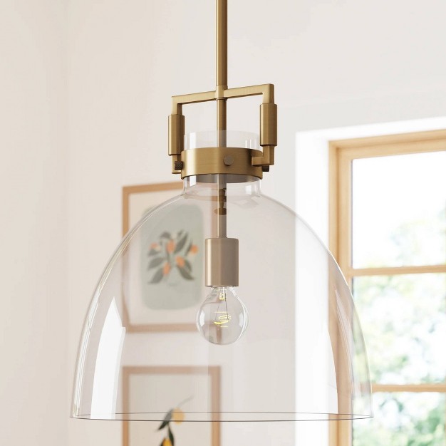 Leigh Glass Dome Shade Pendant Ceiling Light Nathan James