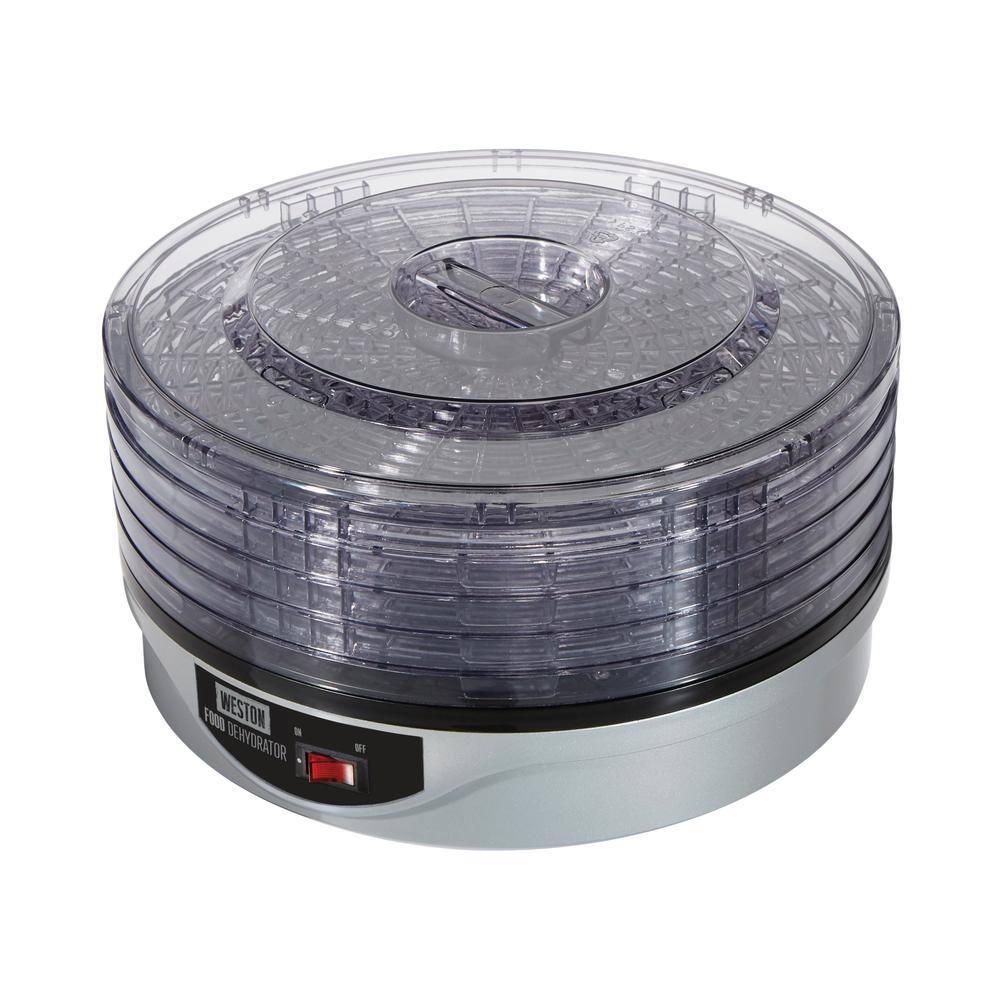 Weston 4-Tray Silver Food Dehydrator 75-0630-W