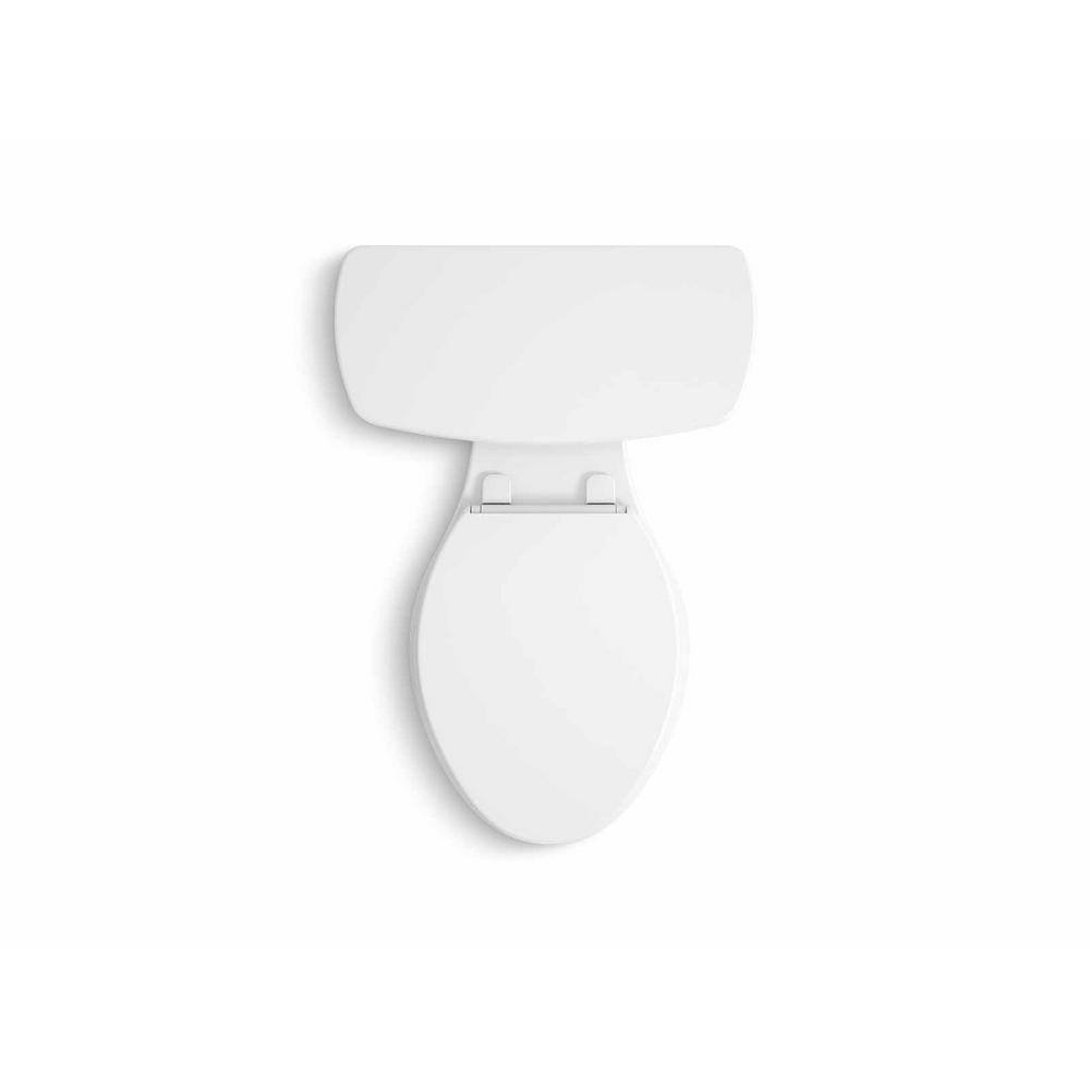 KOHLER Highline Arc the Complete Solution 2-Piece 1.28 GPF Single Flush Elongated Toilet in White Seat Included (6-Pack) K-78279-6-0