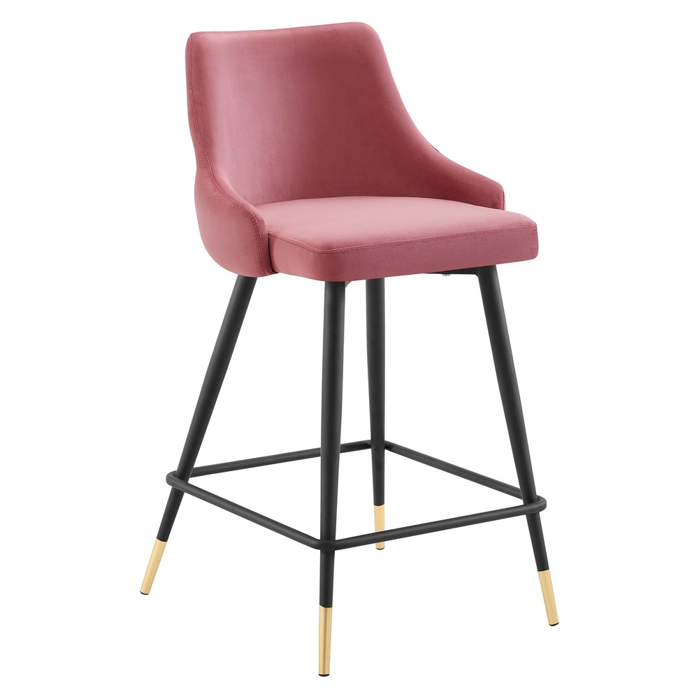 Adorn Performance Velvet Counter Stool