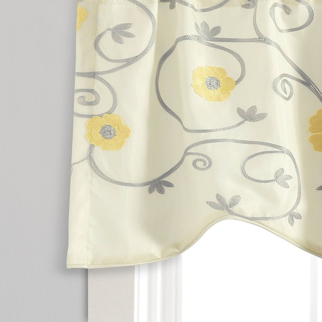 Royal Garden Window Valance Yellow Lush D cor