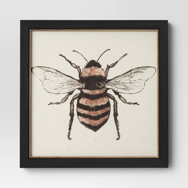 X 12 quot Bees Framed Wall Canvases